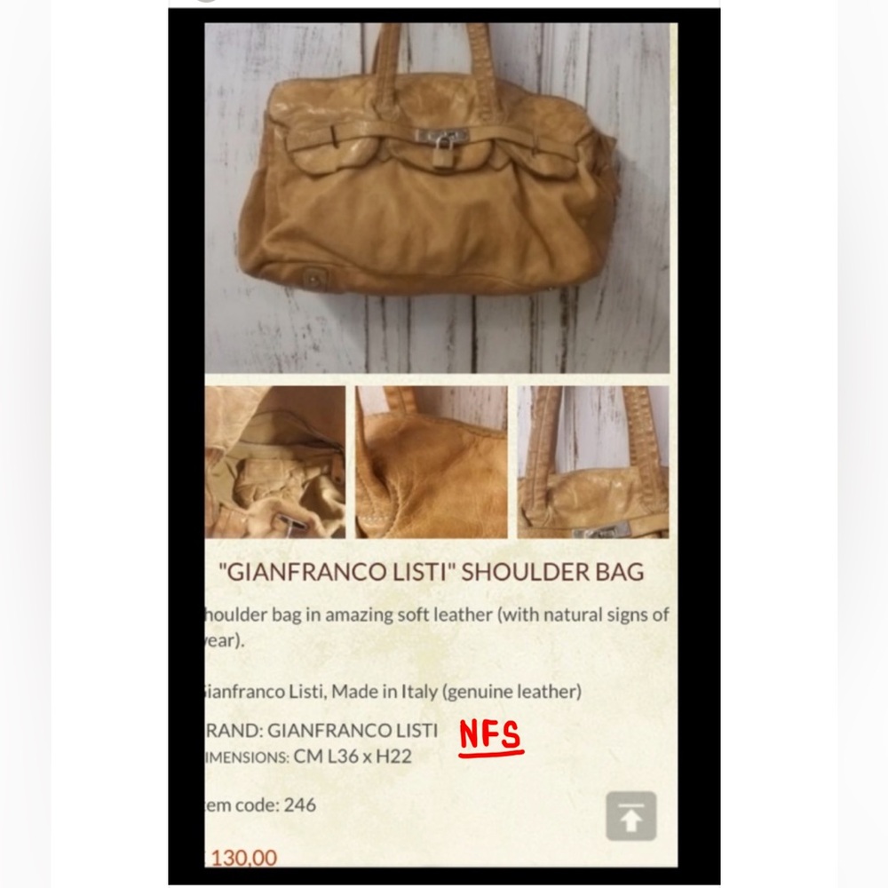 **COMPARISON ONLY NOT FOR SALE”
USED GIANFRANCO -$130.00